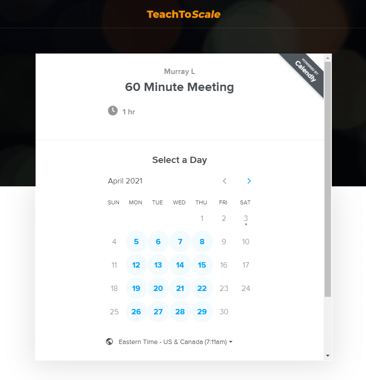How To Schedule A Calendly Meeting