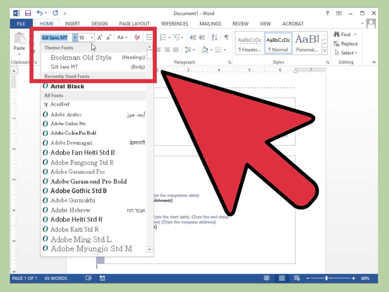 How To Make Resume In Ms Word 2007
