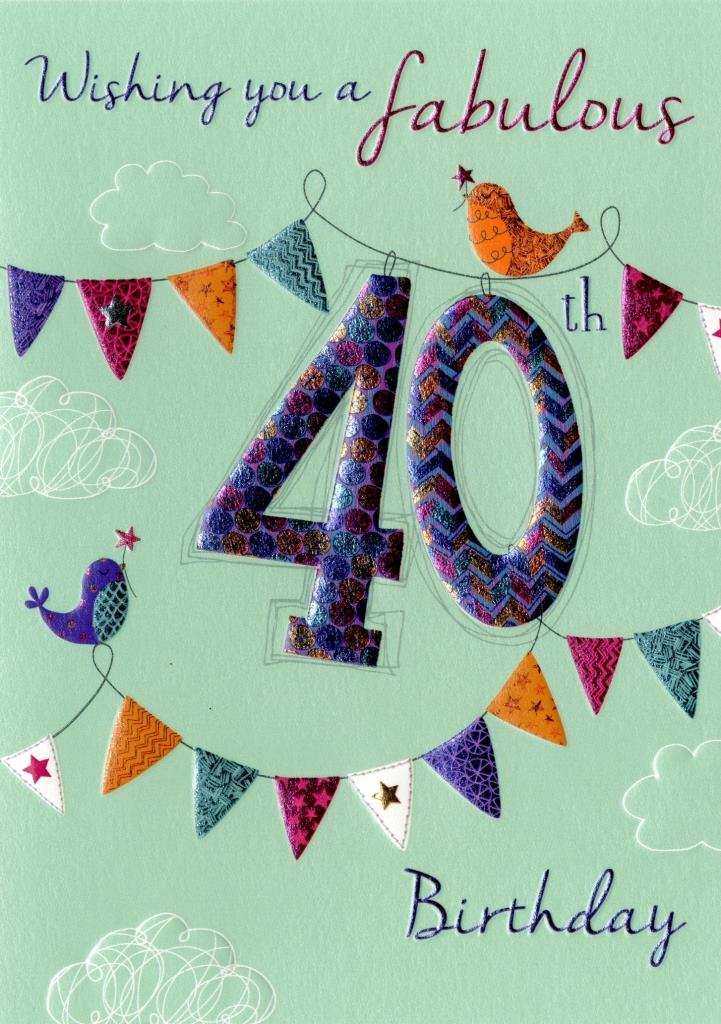 What To Write On 40Th Birthday