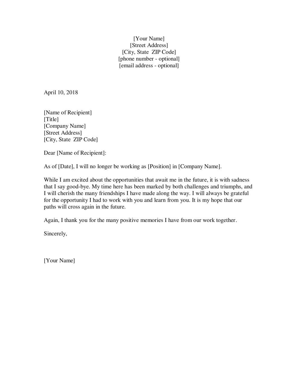 6+ Writing a Touching Farewell Letter to Colleagues with Examples PDF, DOC Examples