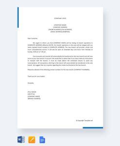 FREE 11+ Sample Closing Business Letter Templates in PDF MS Word