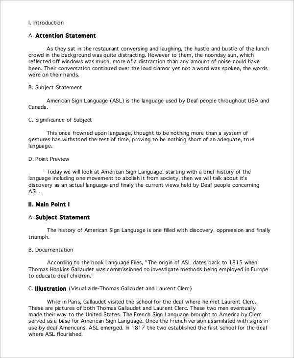 FREE 9+ Informative Speech Samples in PDF