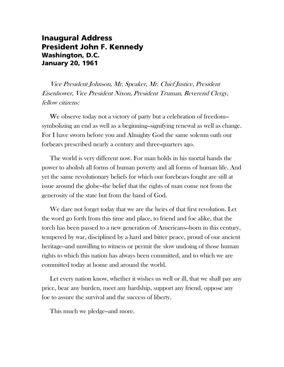 9+ Inauguration Speech Examples PDF Examples