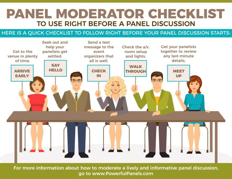 What Is The Role Of A Panel Moderator