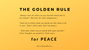Musings about The Golden Rule All Worlds Health & Pediatrics