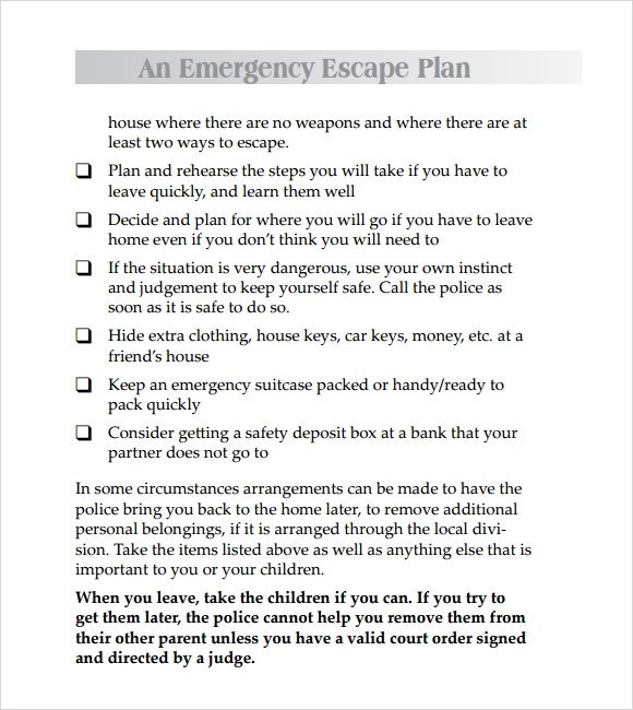 11 Safety Plan Templates Free Samples, Examples & Format Sample Templates