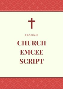 church emcee script