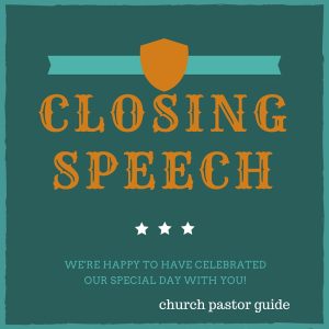 closing remarks for church anniversary
