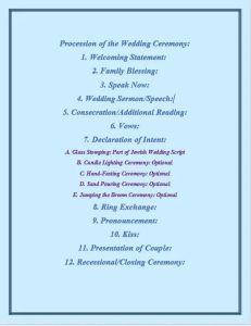 Create a wedding or vow renewal ceremony script by Wendymkt Fiverr