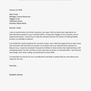 How To Write A Job Application Letter (With Samples) with regard to