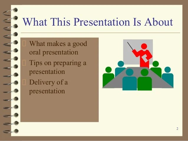 Effective Oral Presentation