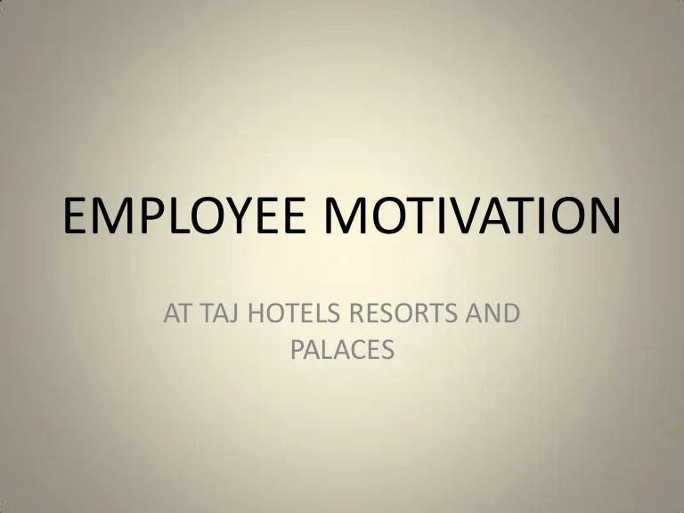 Example To Motivate Employees