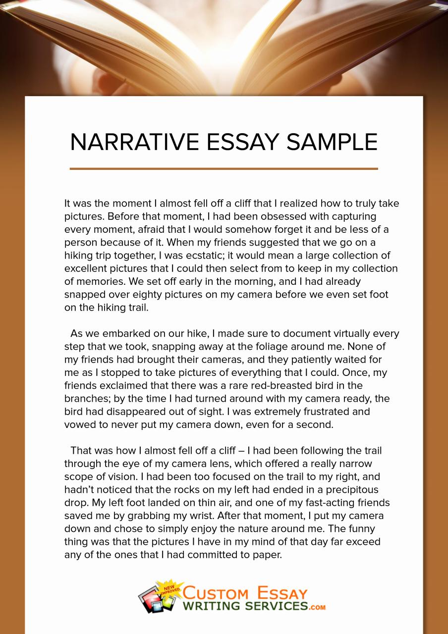 What Is Personal Narrative Examples