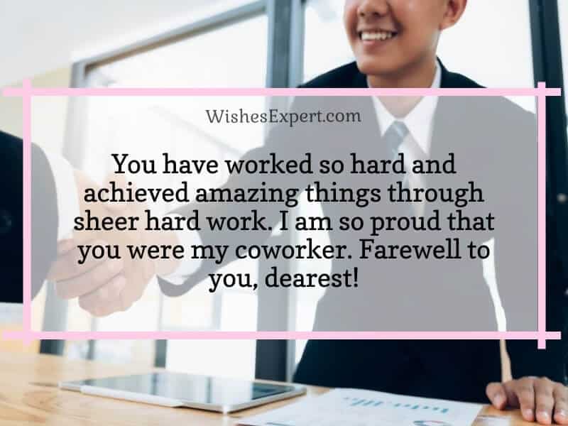 25 Best Farewell Message And Wishes to Coworker Wishes Expert