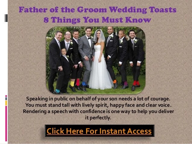 Father of the groom wedding toasts 8 things you must know