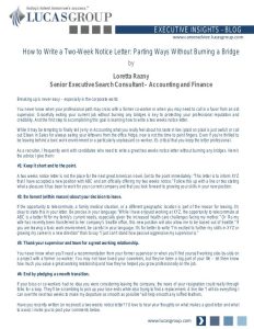How to Write a TwoWeeks Notice Letter Parting Ways Without Burning
