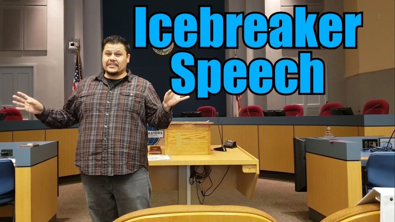 Toastmasters Icebreaker Speech (Actual performance) YouTube