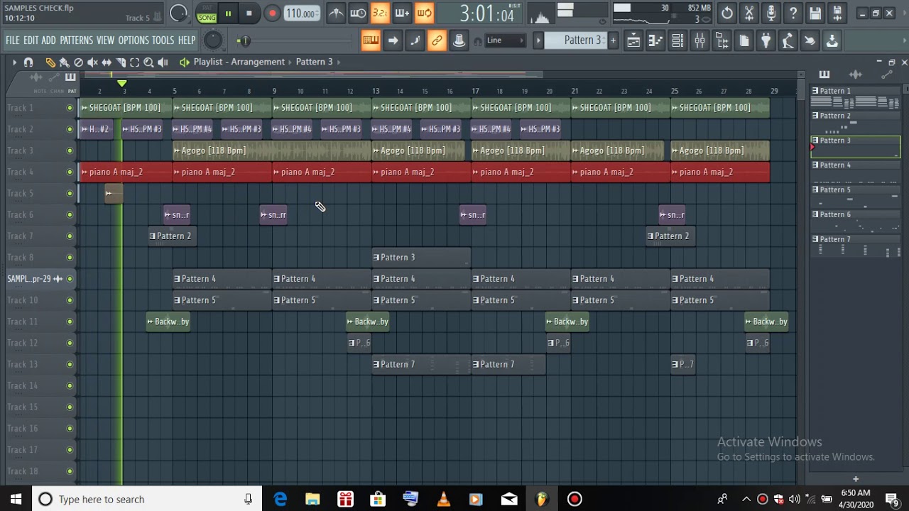 Making A beat with Vocal Samples in fl studio 2020 plus flp YouTube