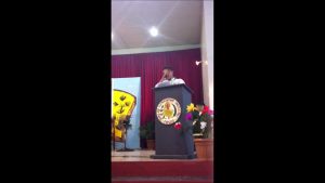My graduation speech(Tagalog) YouTube