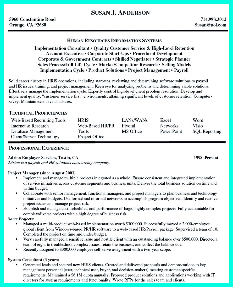 Cool Construction Project Manager Resume to Get Applied