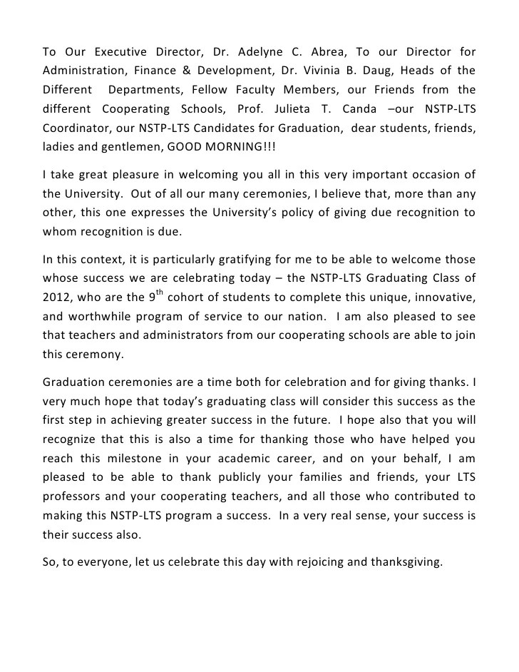 Short Welcome Remarks Sample For Christmas Party Coverletterpedia