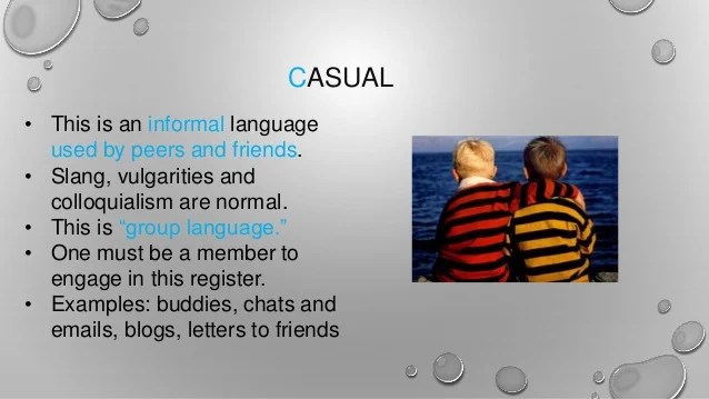 Intimate Communicative Style Examples Brainly