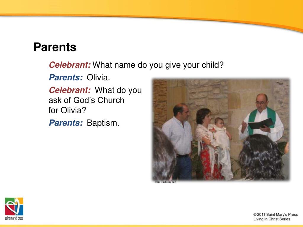 PPT The Rite of Baptism for a Child PowerPoint Presentation, free download ID2604085