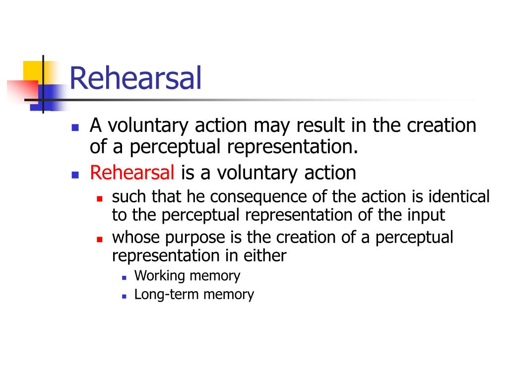 PPT Verbal Rehearsal, Semantic Elaboration, and Imagery PowerPoint Presentation ID296908