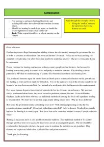 Revision Booklet for GCSE English Unit 2 Exam