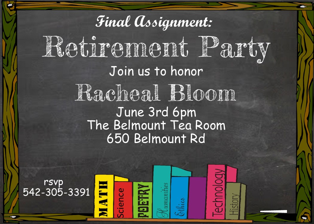 What To Say At A Teachers Retirement Party