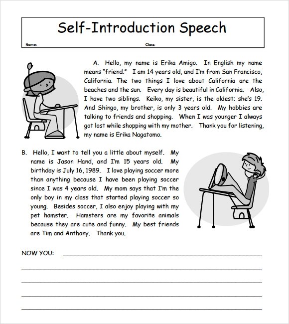 Creative Self-Introduction Examples