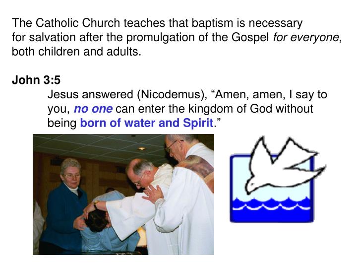 PPT THE SACRAMENT OF BAPTISM INITIATION AND REGENERATION PowerPoint Presentation ID6817473