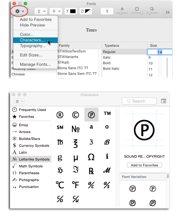 How to access hidden typographic characters in OS X Macworld