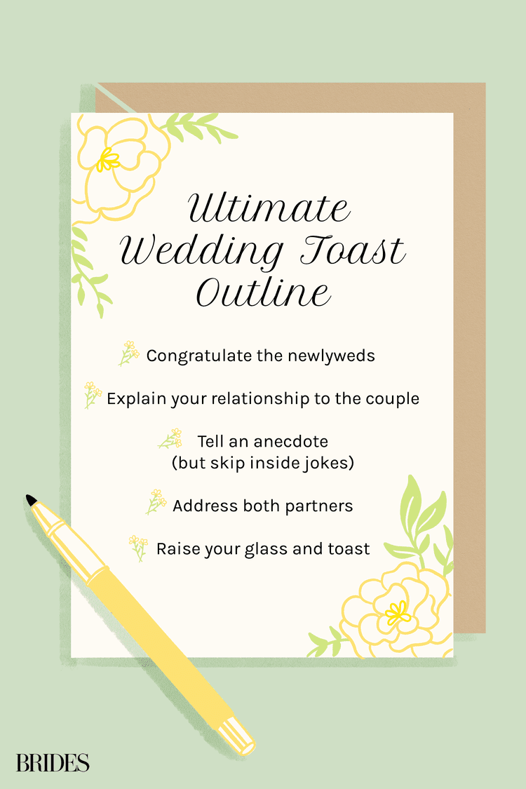 How to Write a Wedding Toast Examples, Tips, and Advice