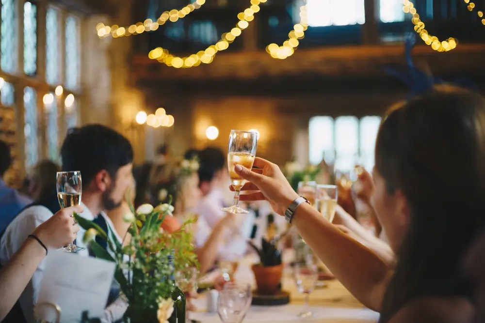 Giving A Toast During A Wedding
