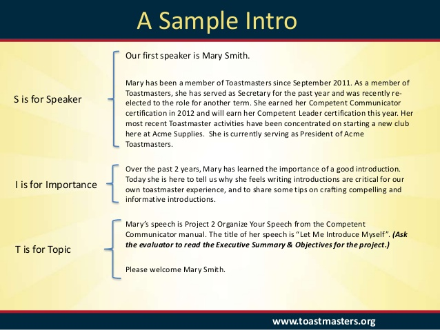 Introduction Of Guest Speaker Speech Example Coverletterpedia