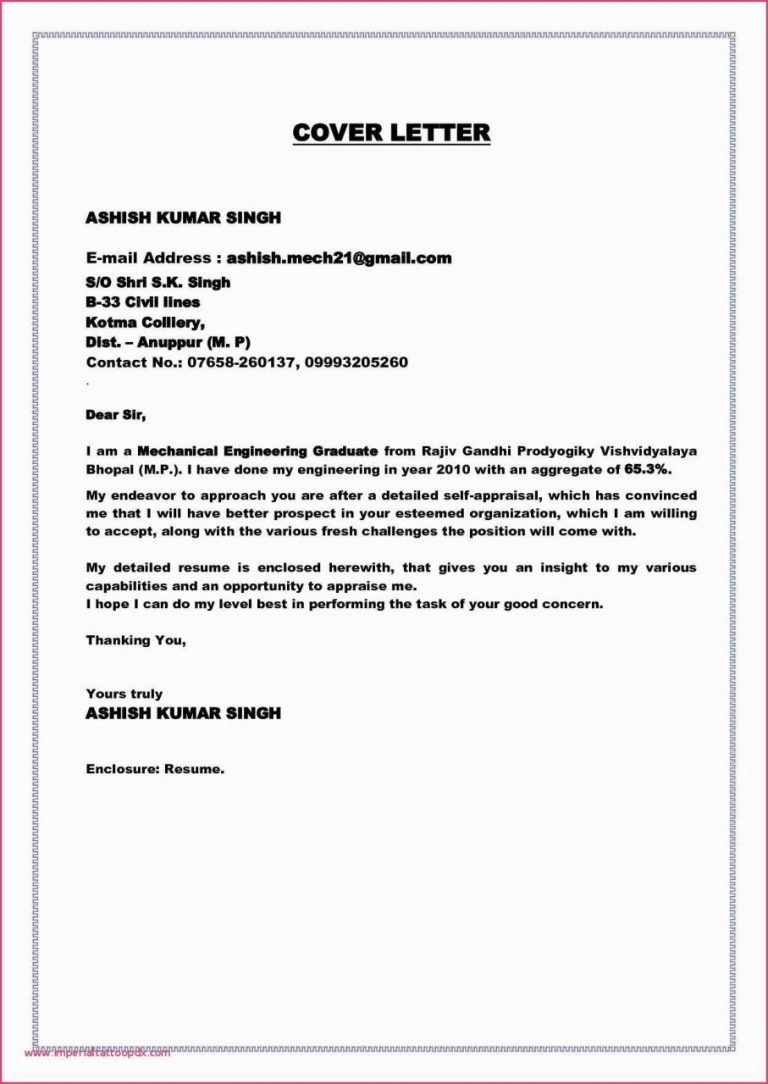Business Analyst Cover Letter Template