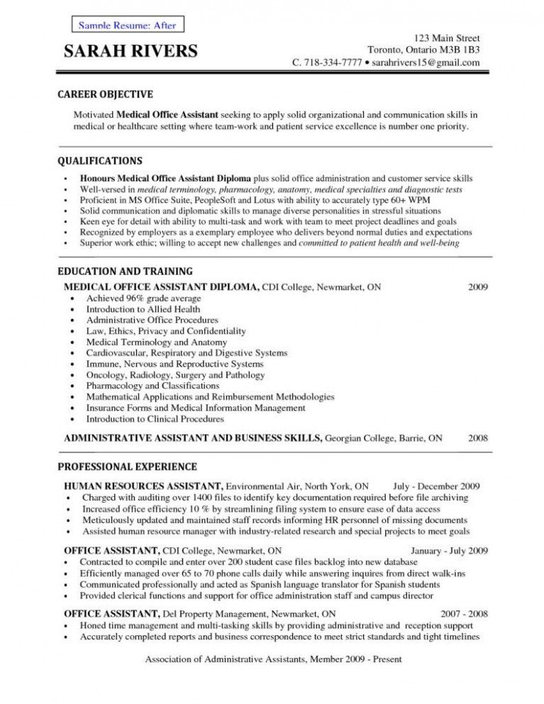 Healthcare Office Manager Resume