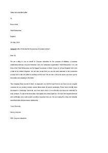 Sales Introduction Letter Templates at