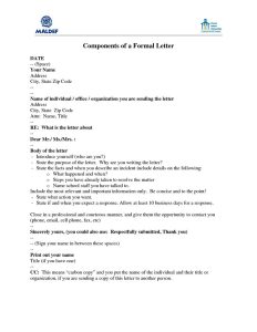 Image result for template letter to introduce yourself How to
