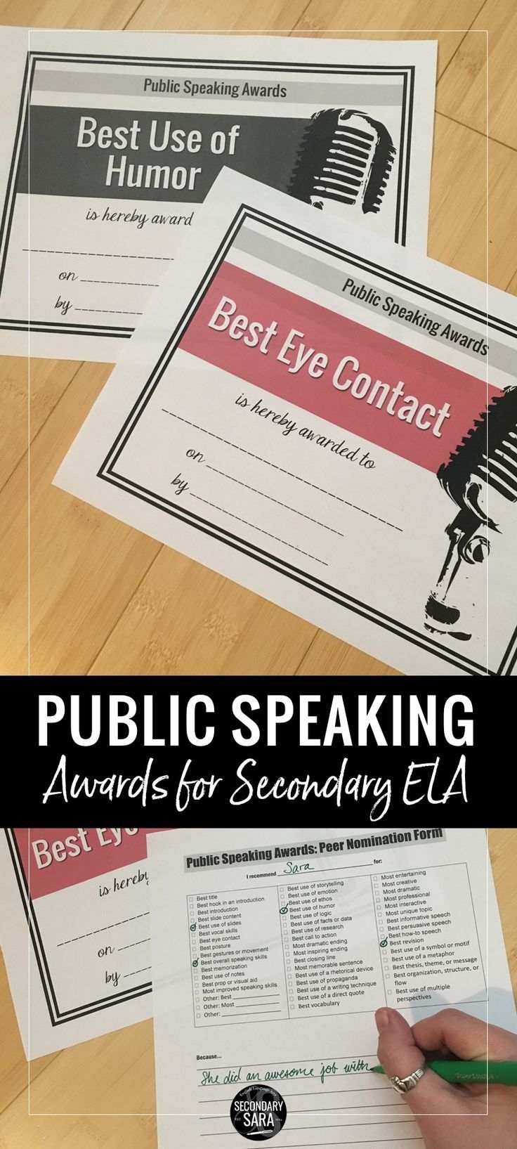 Best Teacher Award Example Speech
