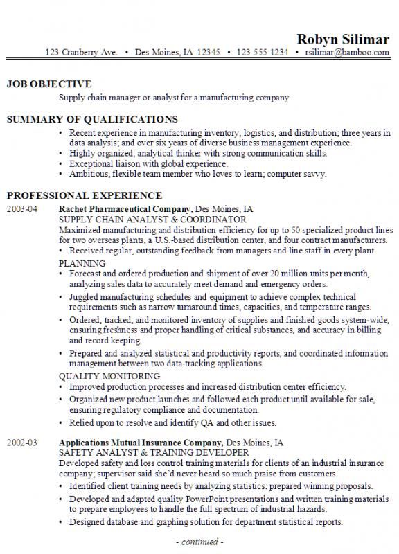 Business Analyst Resume Sample For Freshers