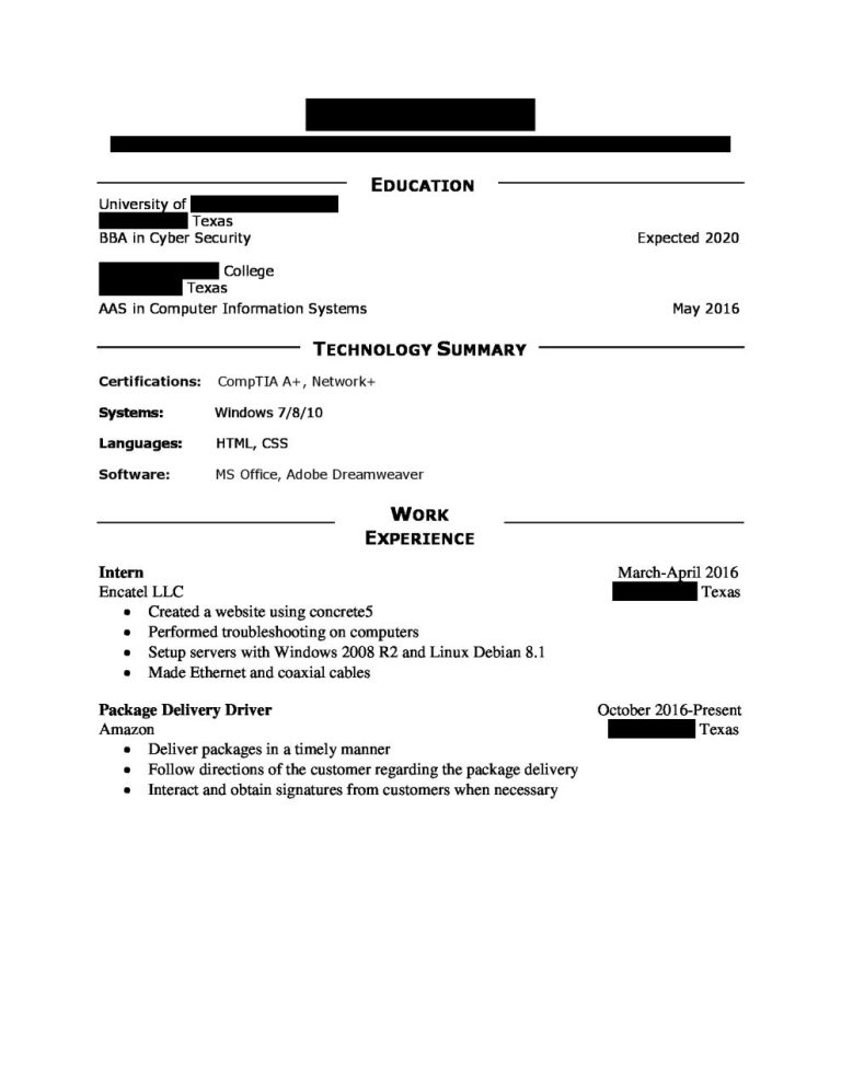 Incredible How To Write A Resume With No Experience Reddit Ideas