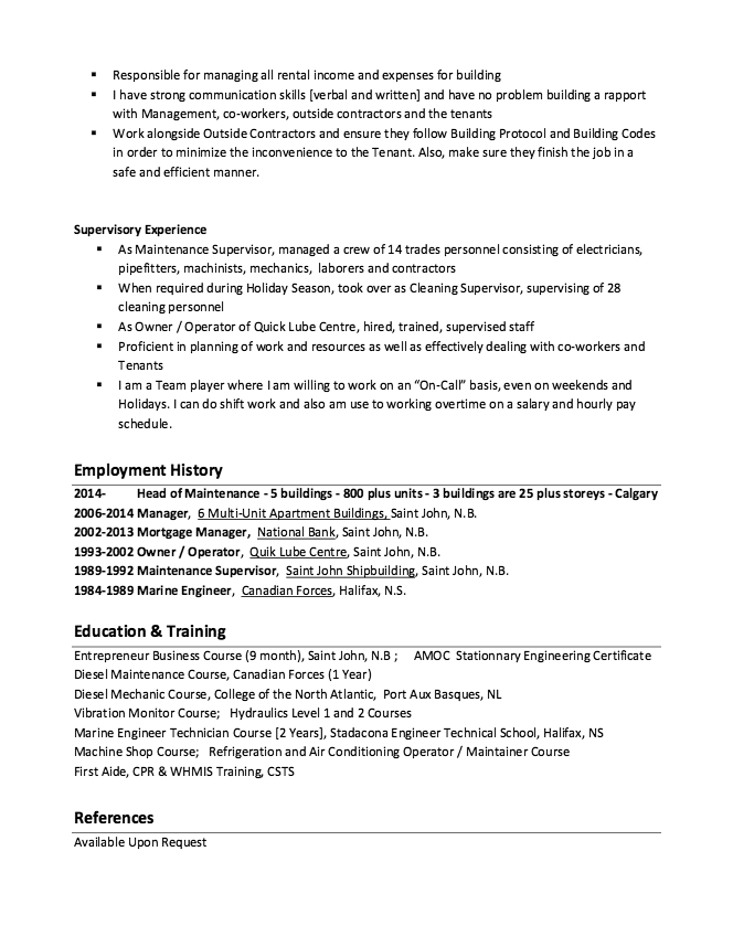 Local Government Resume Examples