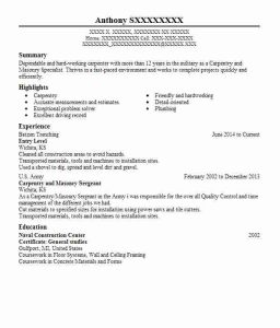 Resumes For First Time Job Seekers Master of Documents