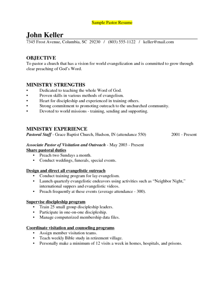 Examples Of Strong Objective Statements For Resumes