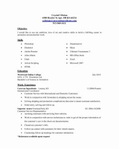 First Job Resume Template Fresh How to Write My First Resume Resume