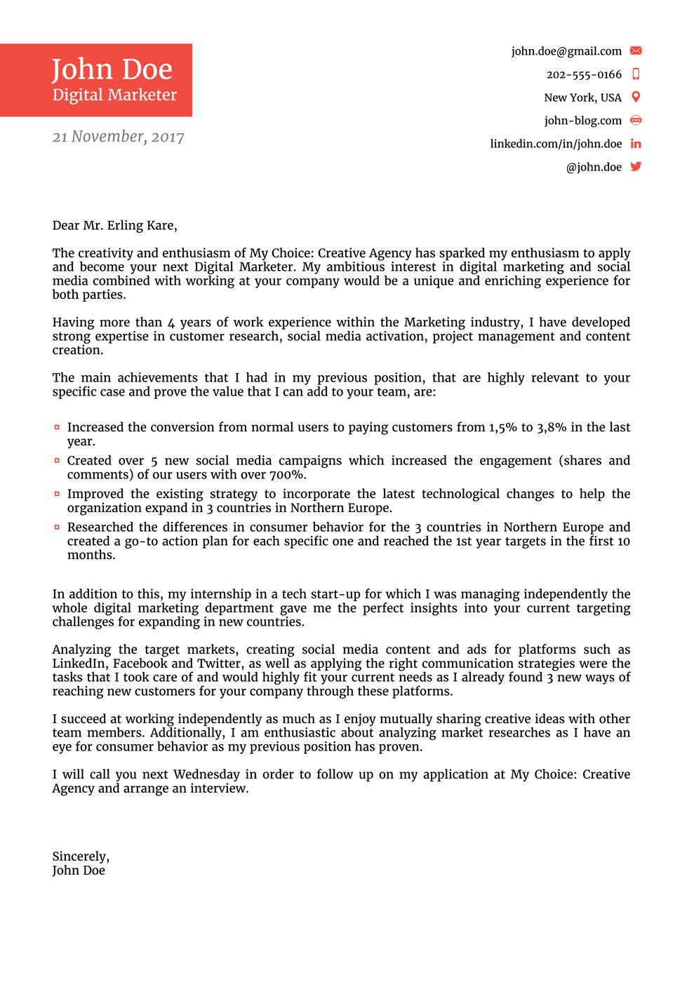 Cover Letter Format 2019 Collection Letter Template Collection