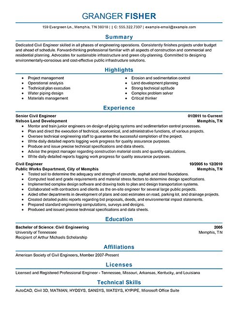Example Personal Profile Statement Resume