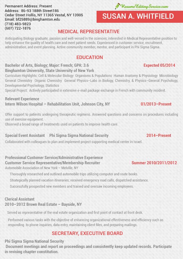 Medical Representative Cv Objective